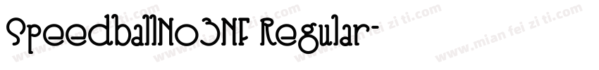 SpeedballNo3NF Regular字体转换